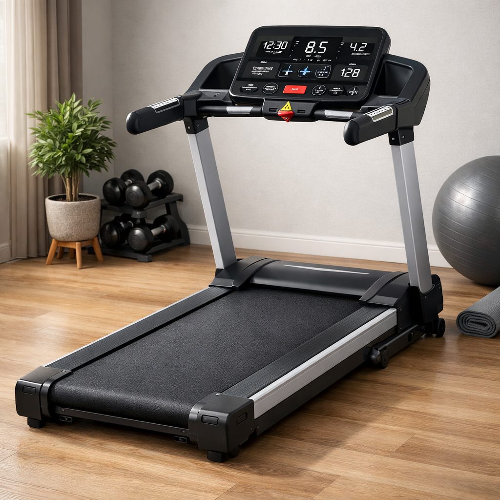 Compacte loopband als cardioapparaat voor thuis